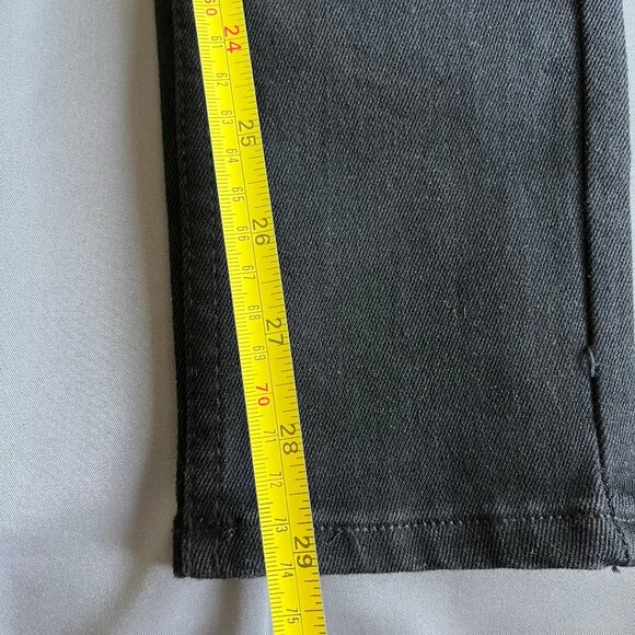 Hot Topic Denim Stinger Mens Size 28x30 Red Plaid Black Suspender Split Y2K Jean - Picture 4 of 7